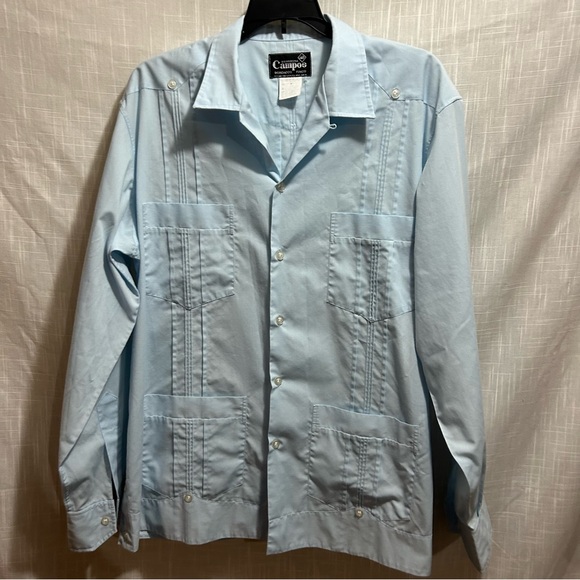 Guayabera Campos Shirt 40 - Picture 1 of 4